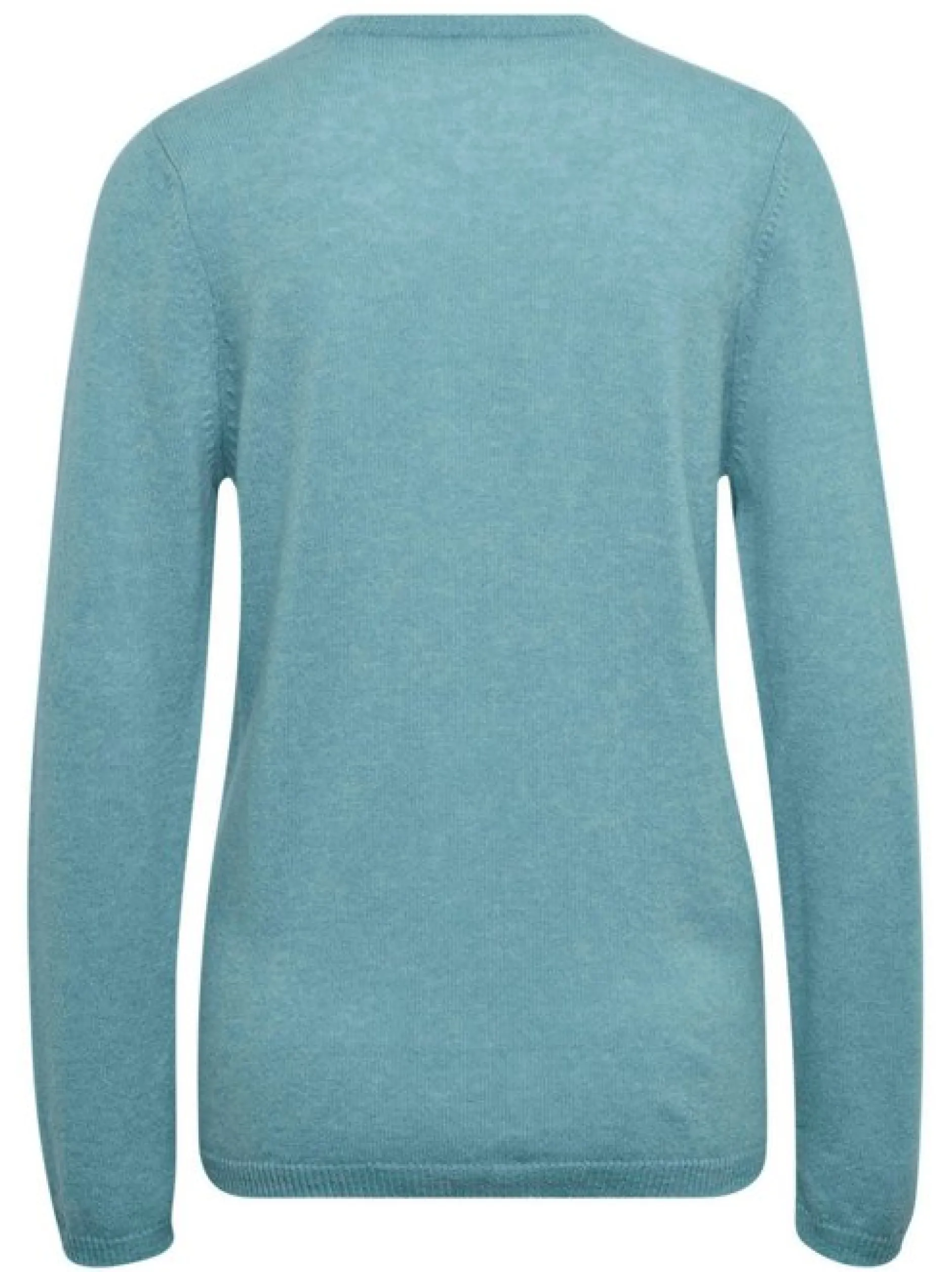 Goldner Damen Strickjacken in aqua - Ärmel: langarm