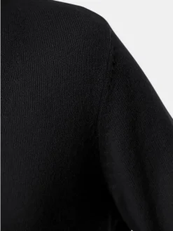 Goldner Damen Strickjacken - Kurzgröße in schwarz