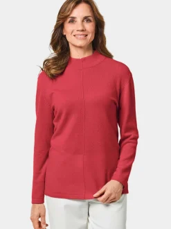 Goldner Damen Strickpullover in koralle - Ärmel: langarm