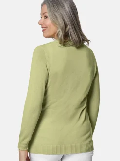 Goldner Damen Strick-Sets - Kurzgröße in grün