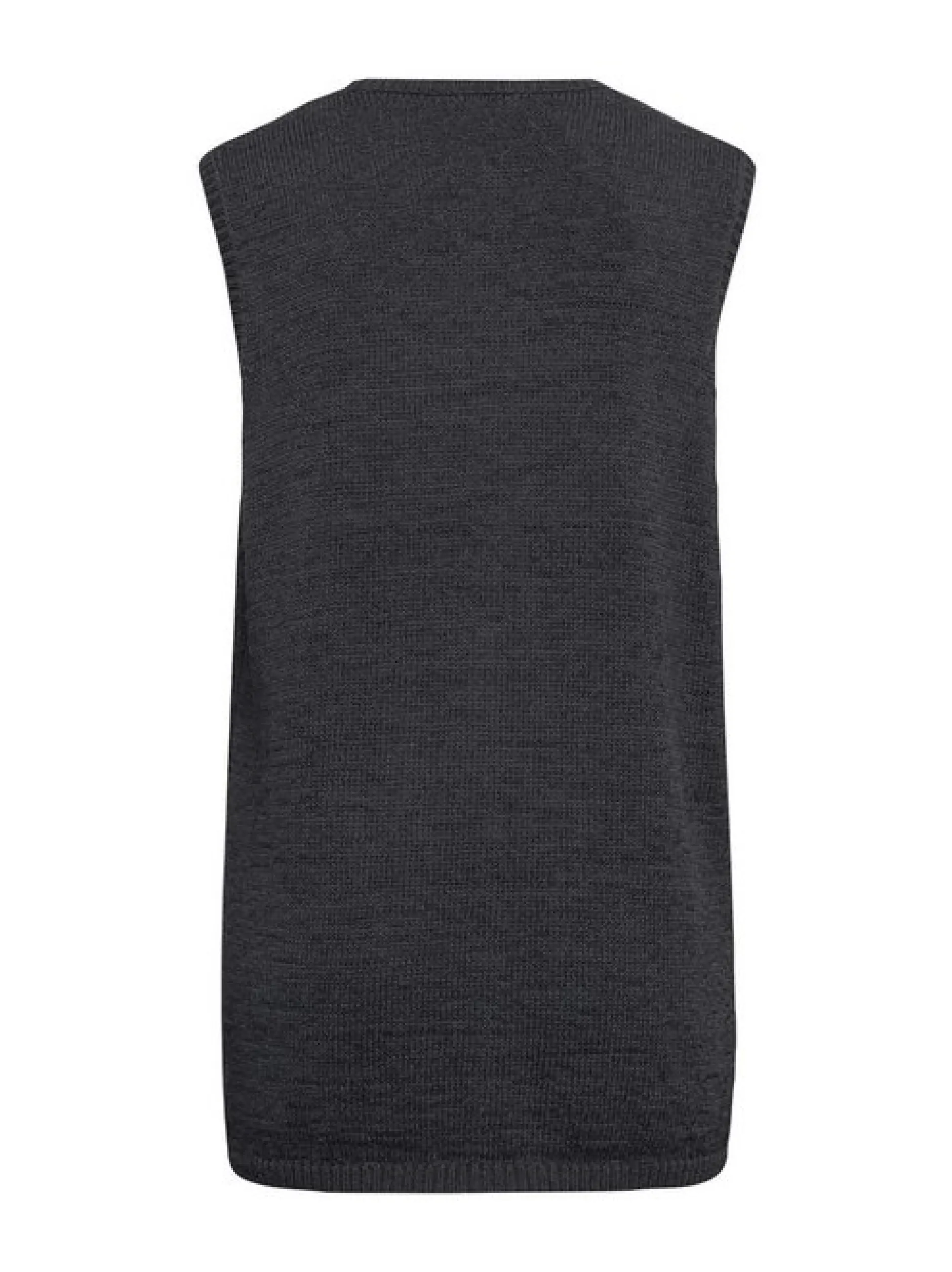 Goldner Damen Strickwesten in schwarz - Ärmel: ohne Arm