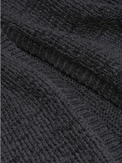 Goldner Damen Strickwesten in schwarz - Ärmel: ohne Arm