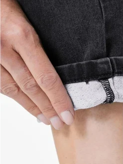 Goldner Damen Thermohosen in schwarz