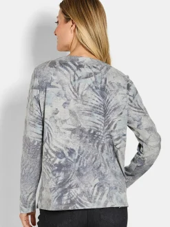Goldner Damen T-Shirt - Kurzgröße in grau