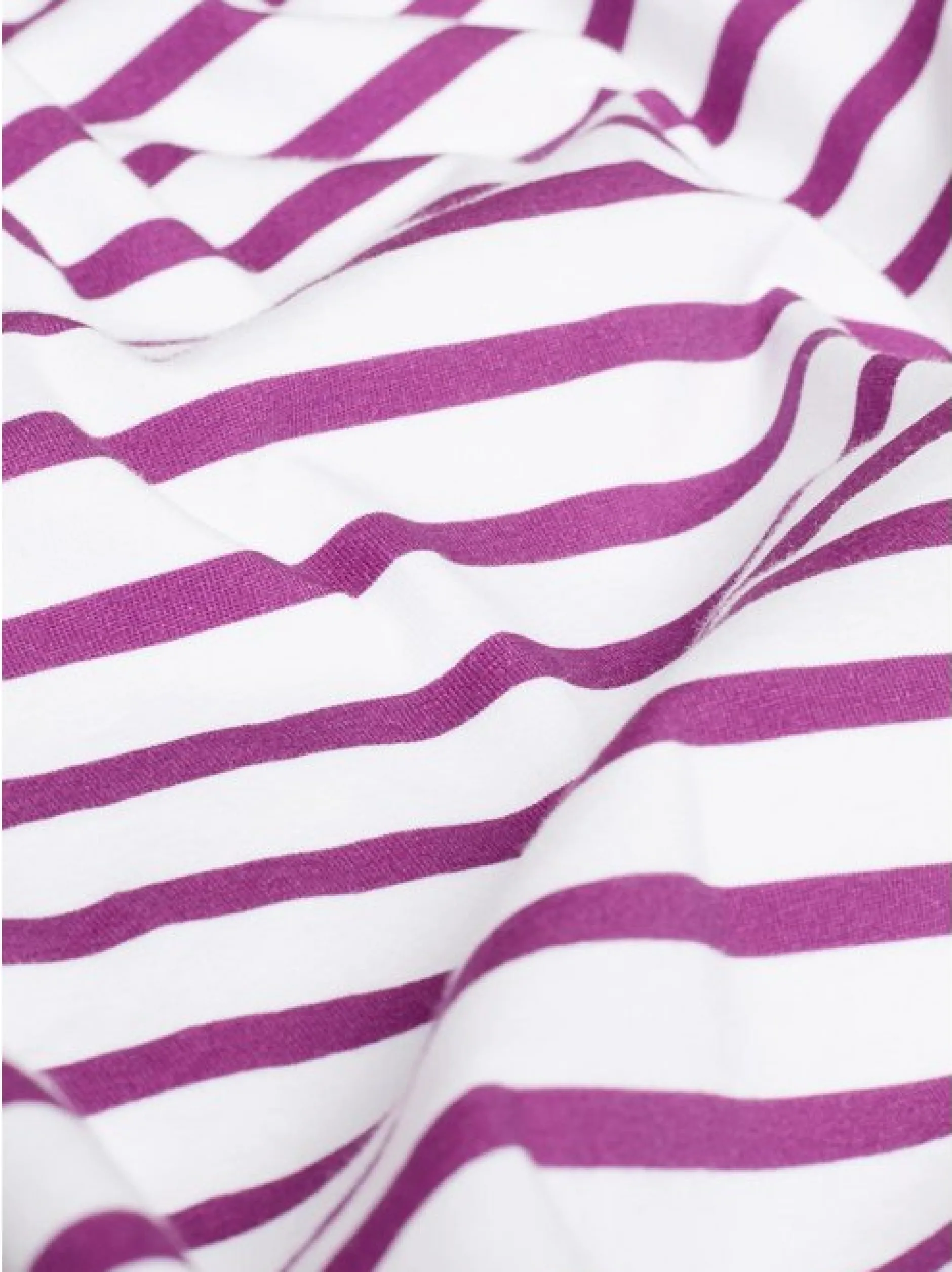 Goldner Damen T-Shirts in lila - Ausschnitt: Rundhals