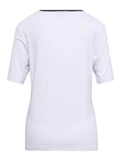 Goldner Damen T-Shirts - Kurzgröße in weiß