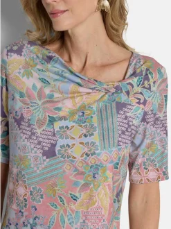 Goldner Damen T-Shirts - Kurzgröße in grün