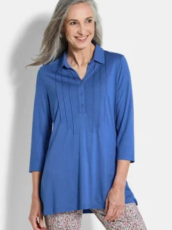 Goldner Damen Tuniken in royal - Ärmel: 3/4 Arm