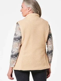 Goldner Damen Westen in beige