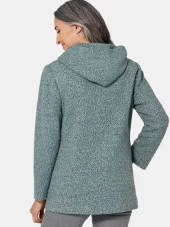 Goldner Damen Winterjacken in grün