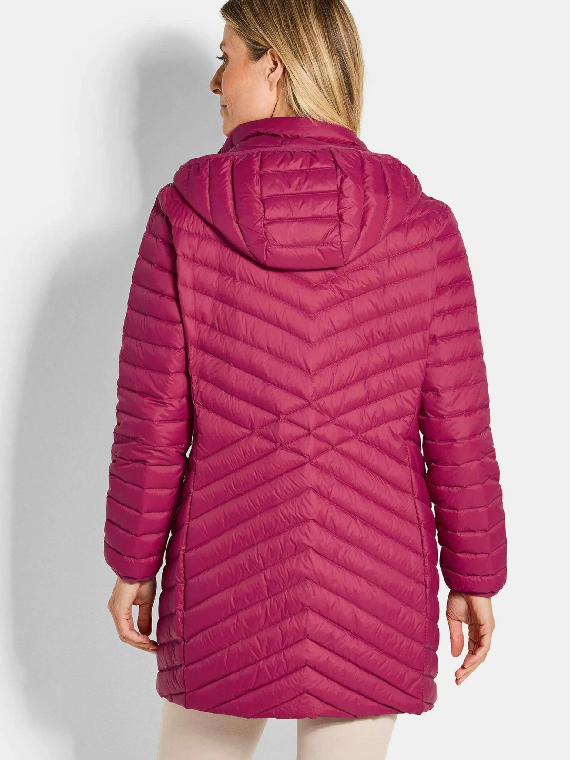 Goldner Damen Winterjacken - Kurzgröße in bordeaux