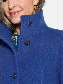 Goldner Damen Wolljacken in royal