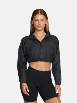 Gold's Gym Damen Windjacke in schwarz