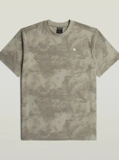 G-Star RAW Herren T-Shirt in schlamm - Ärmel: kurzarm