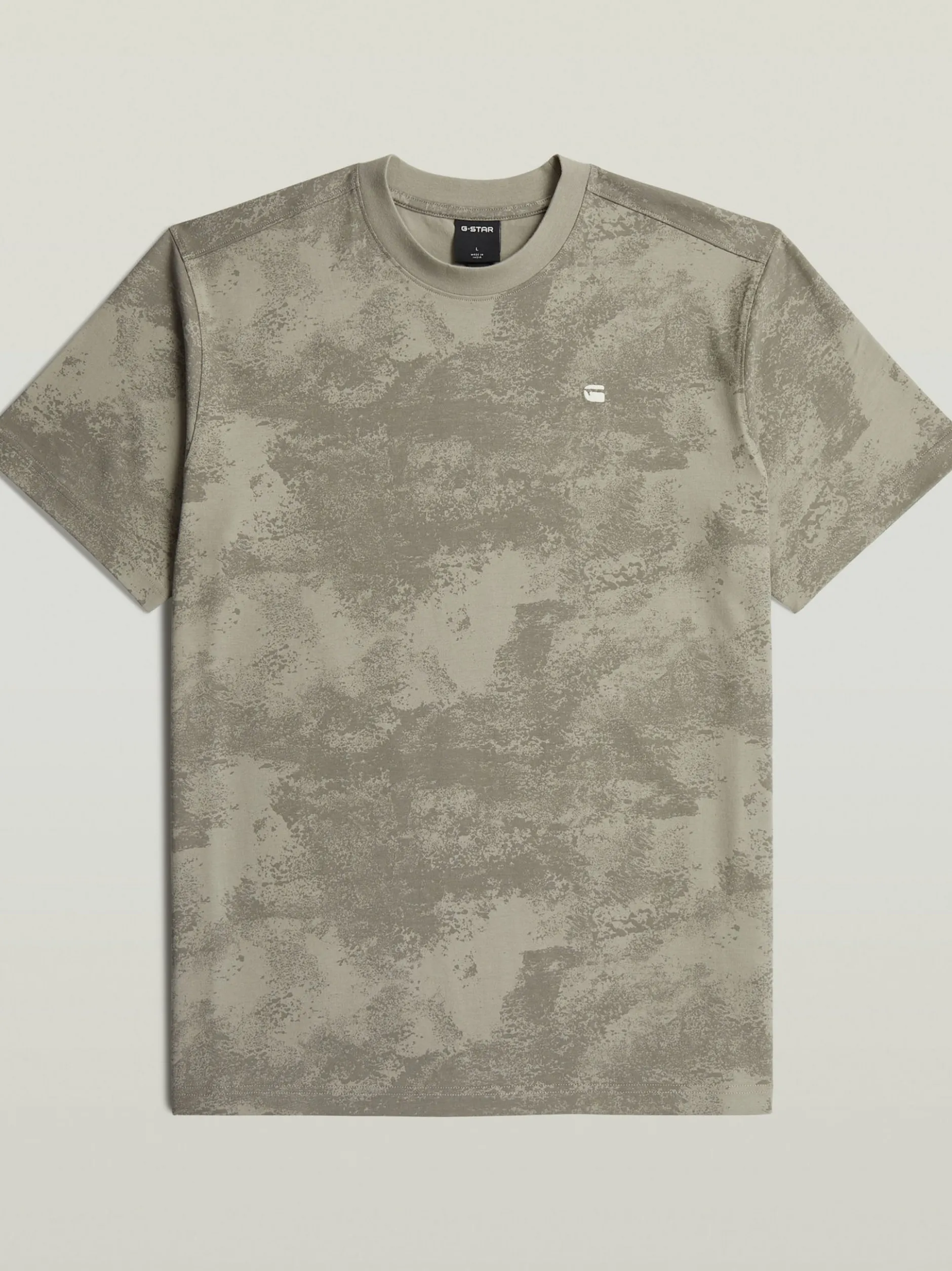 G-Star RAW Herren T-Shirt in schlamm - Ärmel: kurzarm