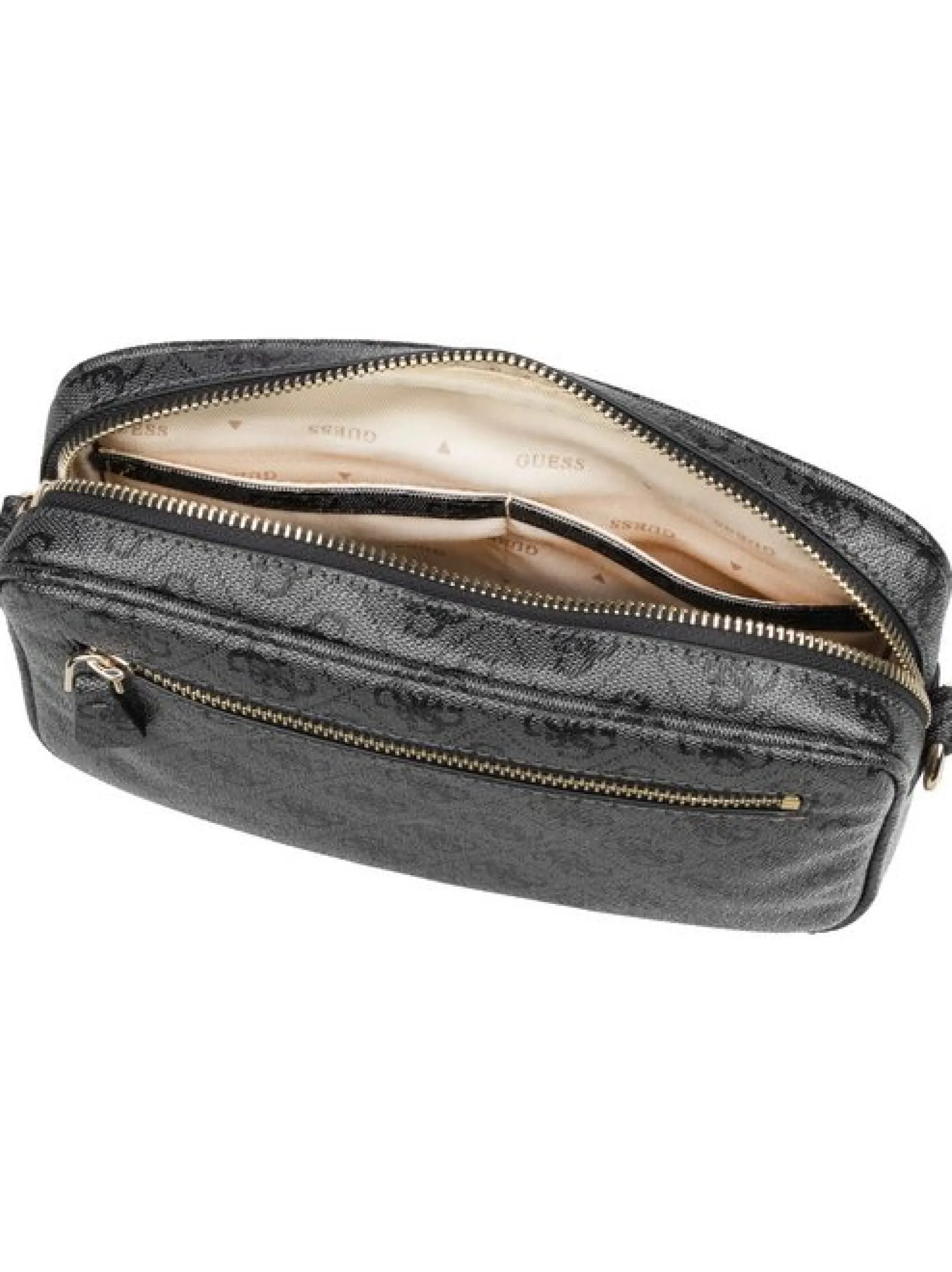 GUESS Damen Bodybag - Meridian II 74140 Logo in grau