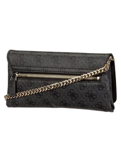 GUESS Damen Clutch - Noelle II Xbody Flap Organizer in grau