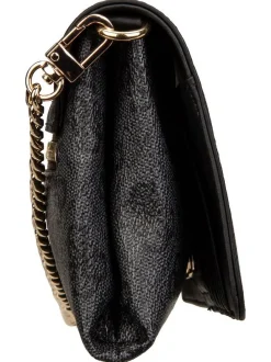 GUESS Damen Clutch - Noelle II Xbody Flap Organizer in grau