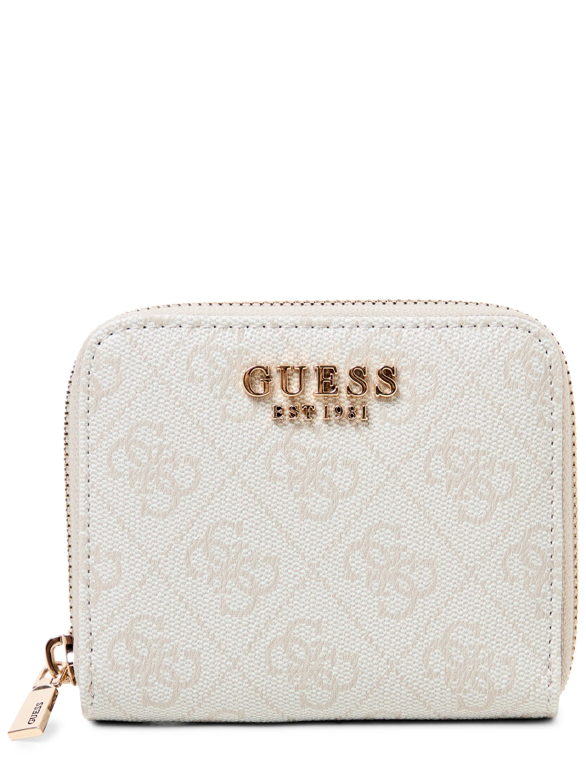 GUESS Damen Geldbörse - Laurel in weiß grau