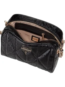 GUESS Damen Handtasche - Aldina Camera CB in schwarz