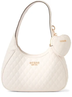 GUESS Damen Handtasche - Atabey in ecru
