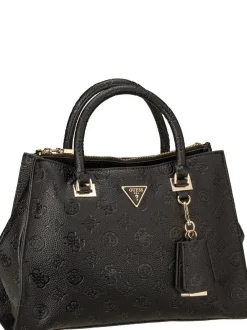 GUESS Damen Handtasche - Cresidia 2 Society SAT in schwarz