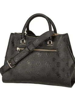 GUESS Damen Handtasche - Cresidia 2 Society SAT in schwarz