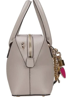 GUESS Damen Handtasche - Davina Satchel in taupe