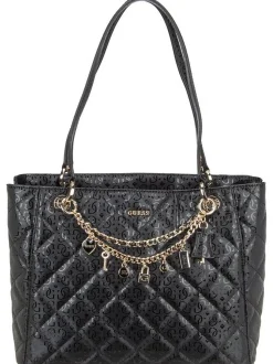 GUESS Damen Handtasche - Libby Noel Tote in schwarz
