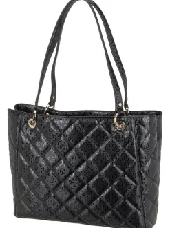 GUESS Damen Handtasche - Libby Noel Tote in schwarz