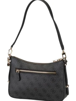GUESS Damen Schultertasche - Eco Erica Top Zip in schwarz