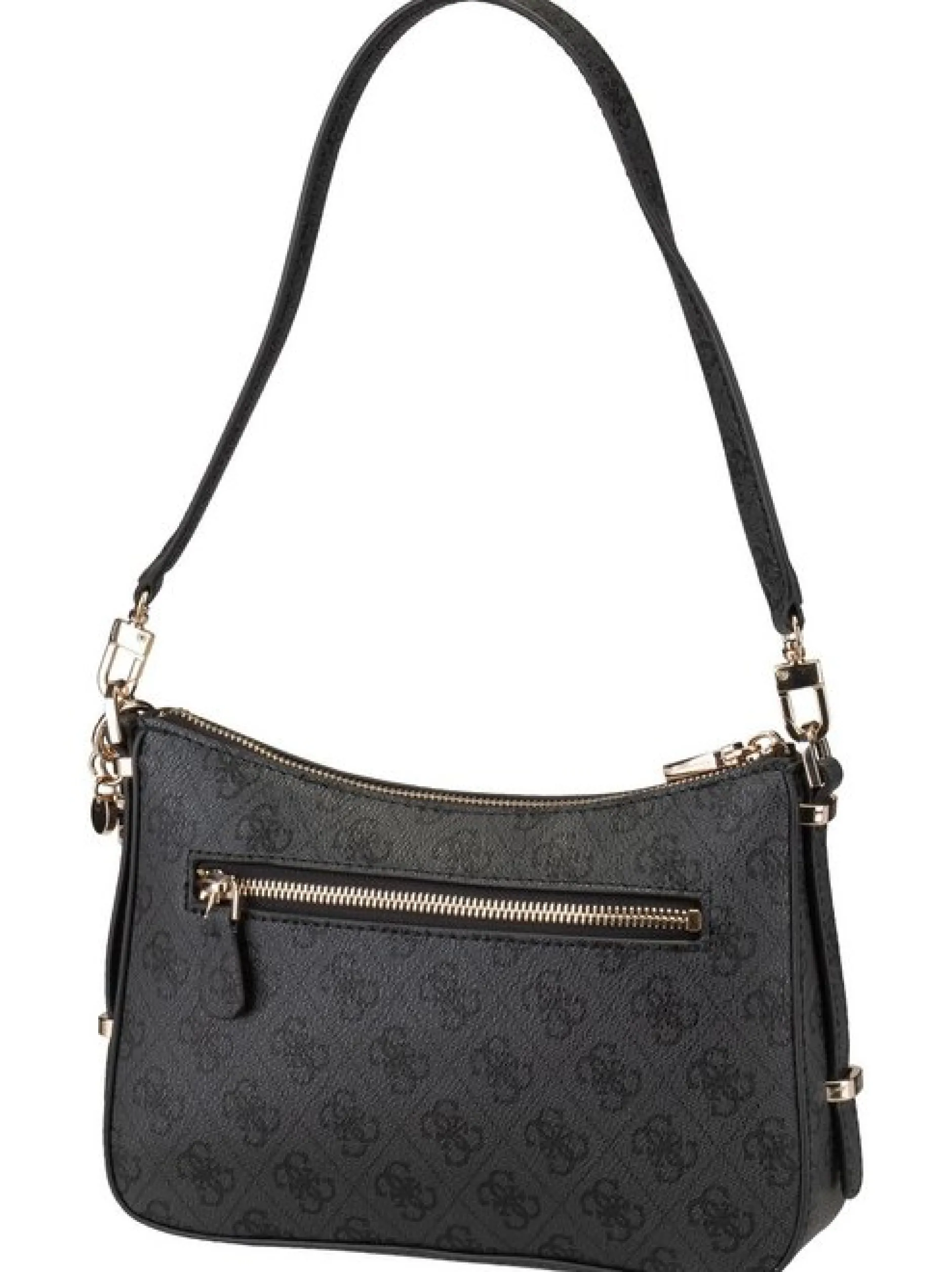 GUESS Damen Schultertasche - Eco Erica Top Zip in schwarz