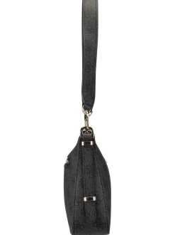 GUESS Damen Schultertasche - Eco Erica Top Zip in schwarz