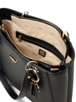 GUESS Damen Schultertasche - Noelle in schwarz