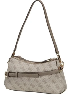 GUESS Damen Schultertasche - Noelle II 3 Comp Xbody in grau