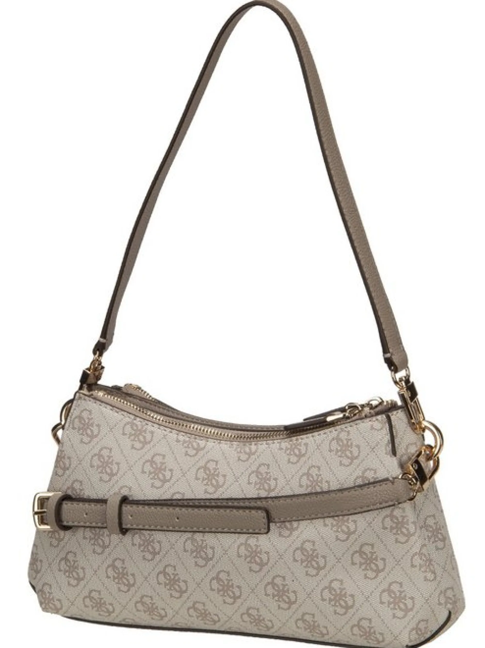 GUESS Damen Schultertasche - Noelle II 3 Comp Xbody in grau