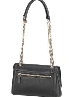 GUESS Damen Schultertasche - Noelle II Conv XBody Flap in schwarz