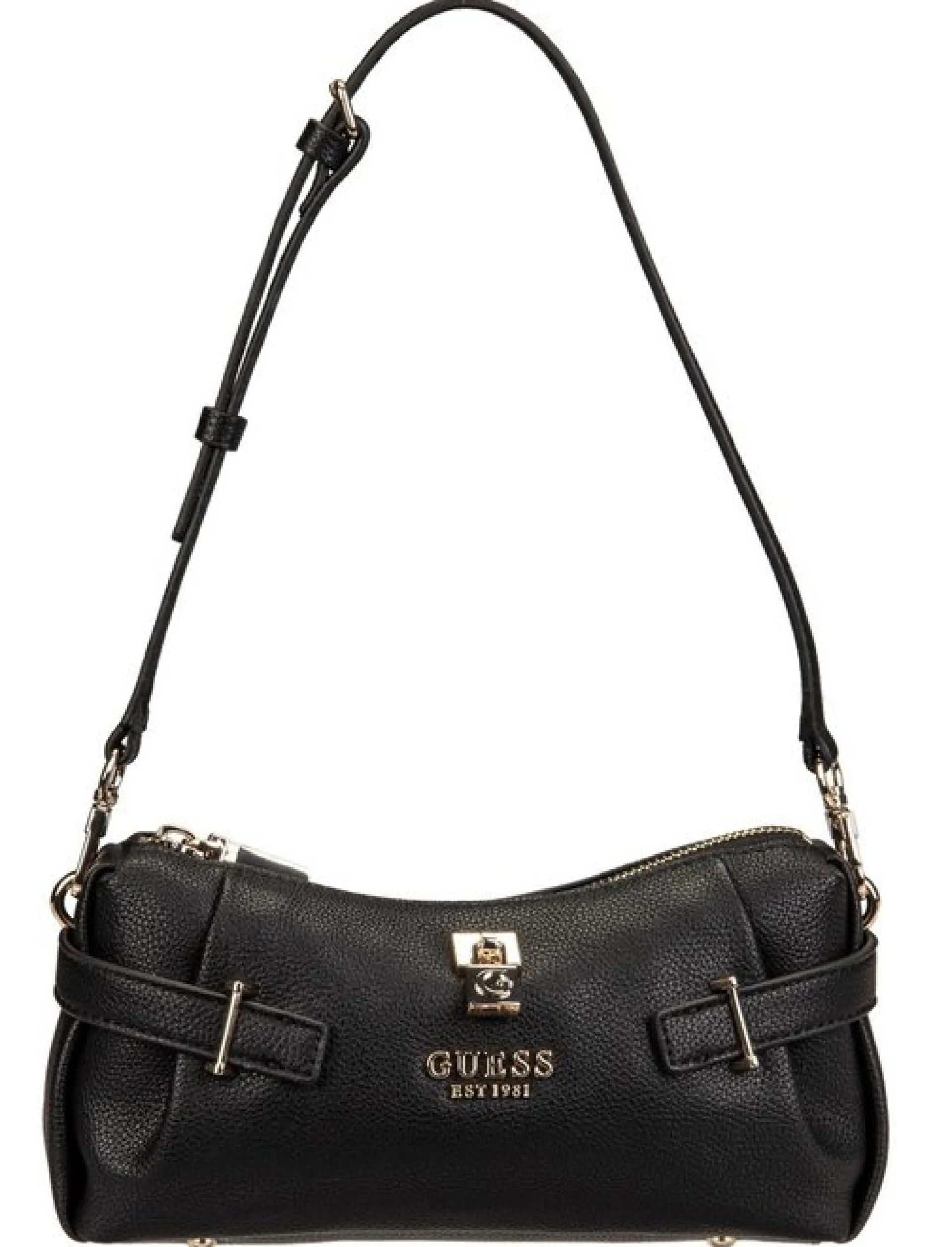 GUESS Damen Schultertasche - Yesba Mini Top Zip in schwarz