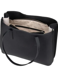 GUESS Damen Shopper - Meridian II Girlfriend TO in schwarz