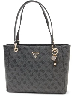 GUESS Damen Shopper - Noelle in anthrazit schwarz