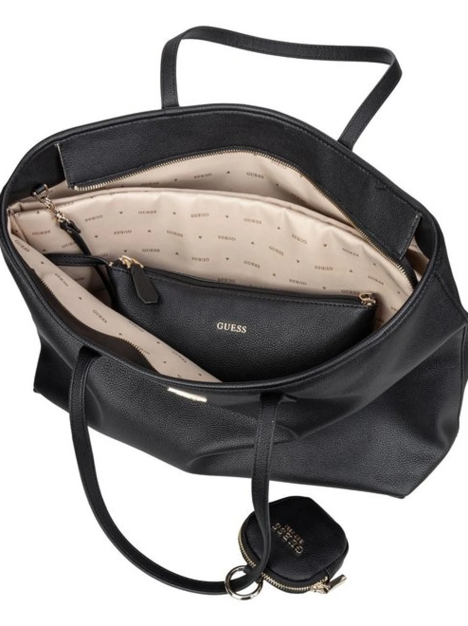 GUESS Damen Shopper - Power Play II Large Tech TO in schwarz