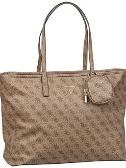 GUESS Damen, Unisex Shopper - Power Play II Large Tech TO 24240 Logo in braun