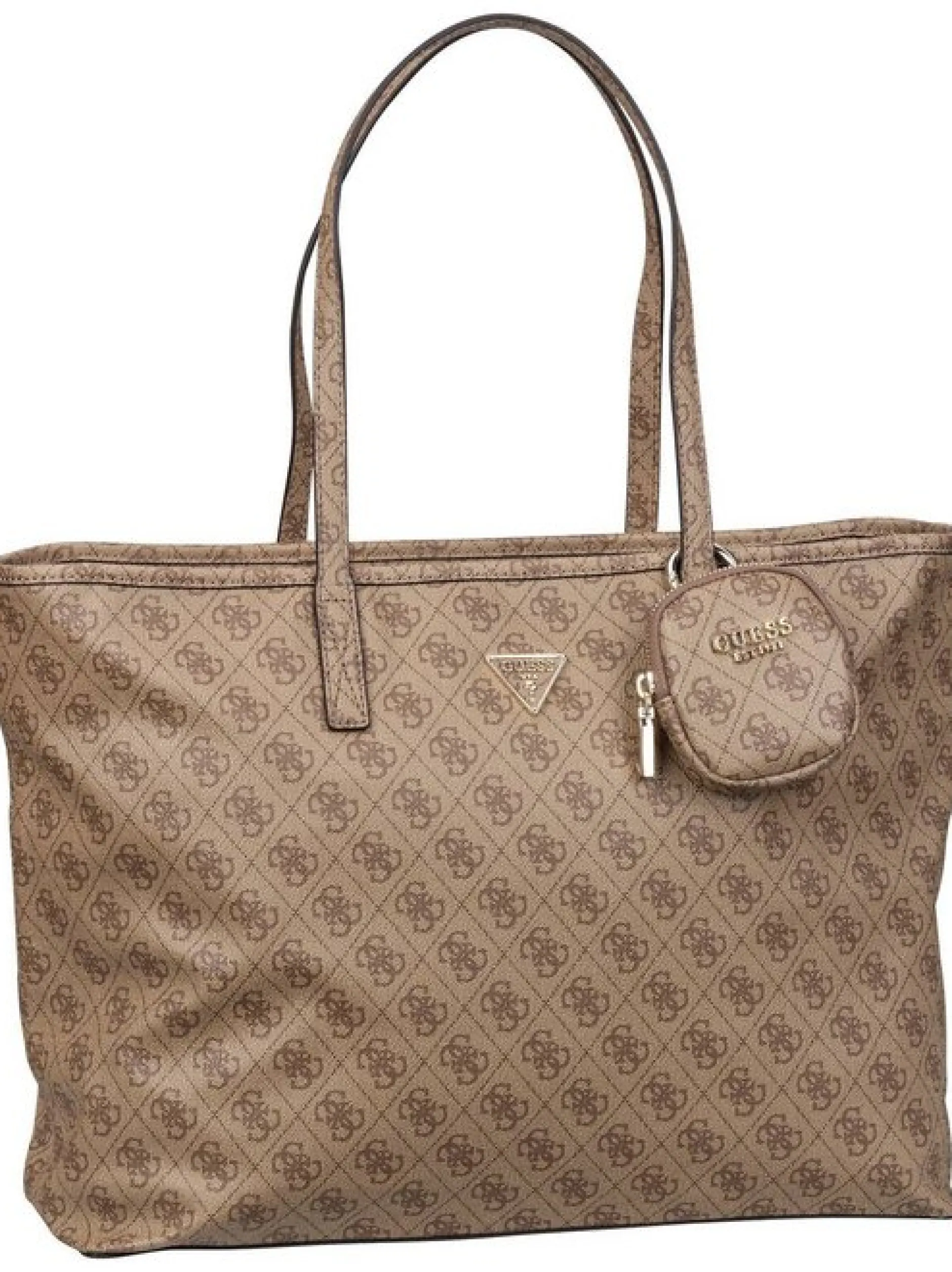 GUESS Damen, Unisex Shopper - Power Play II Large Tech TO 24240 Logo in braun