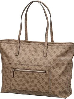 GUESS Damen, Unisex Shopper - Power Play II Large Tech TO 24240 Logo in braun