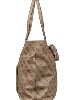 GUESS Damen, Unisex Shopper - Power Play II Large Tech TO 24240 Logo in braun