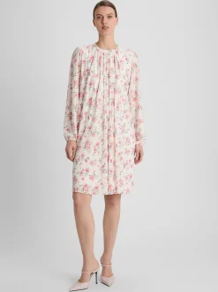 Guido Maria Kretschmer Damen Midikleid - Penelope in weiß rosa