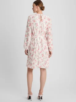 Guido Maria Kretschmer Damen Midikleid - Penelope in weiß rosa
