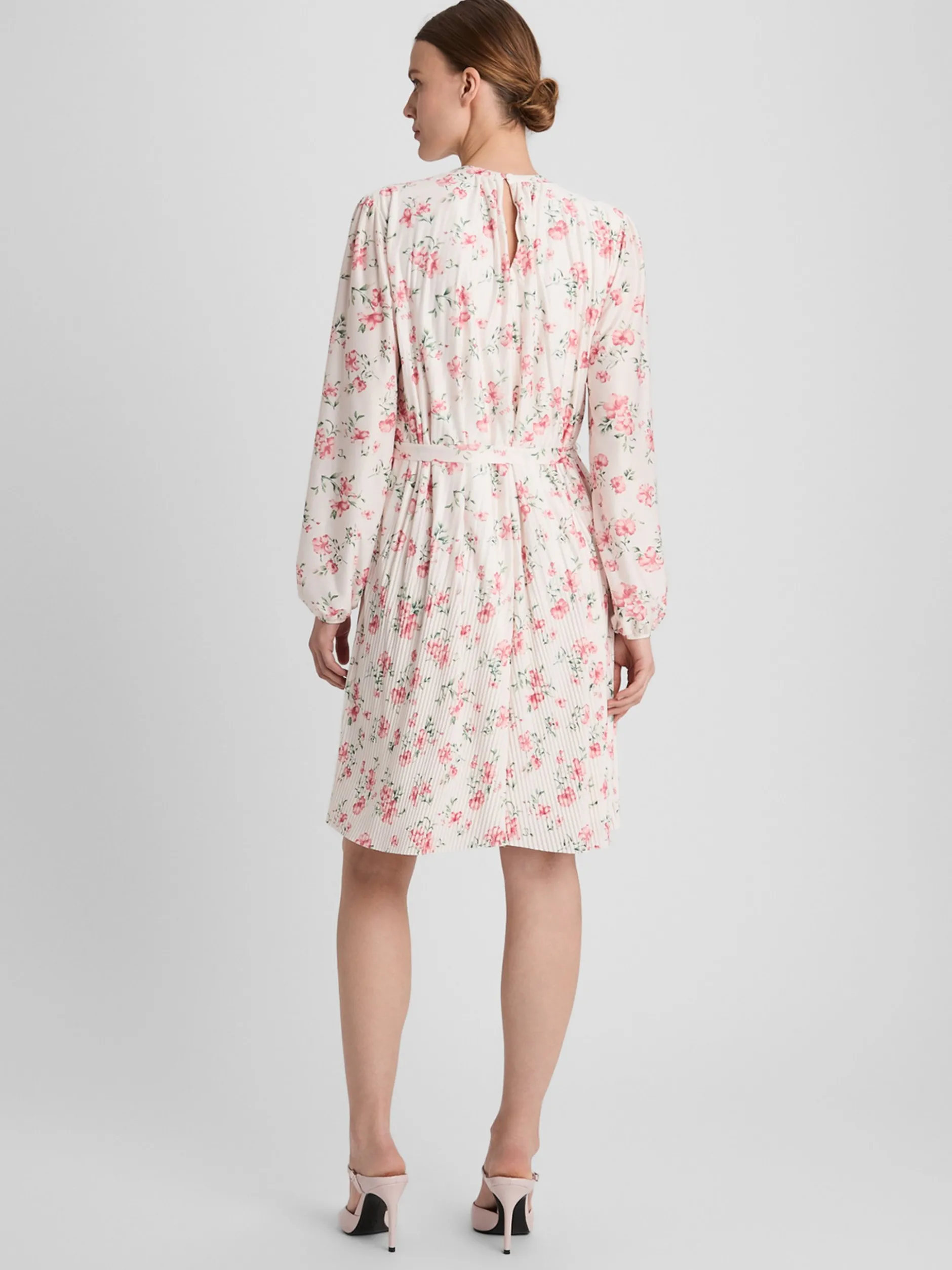 Guido Maria Kretschmer Damen Midikleid - Penelope in weiß rosa