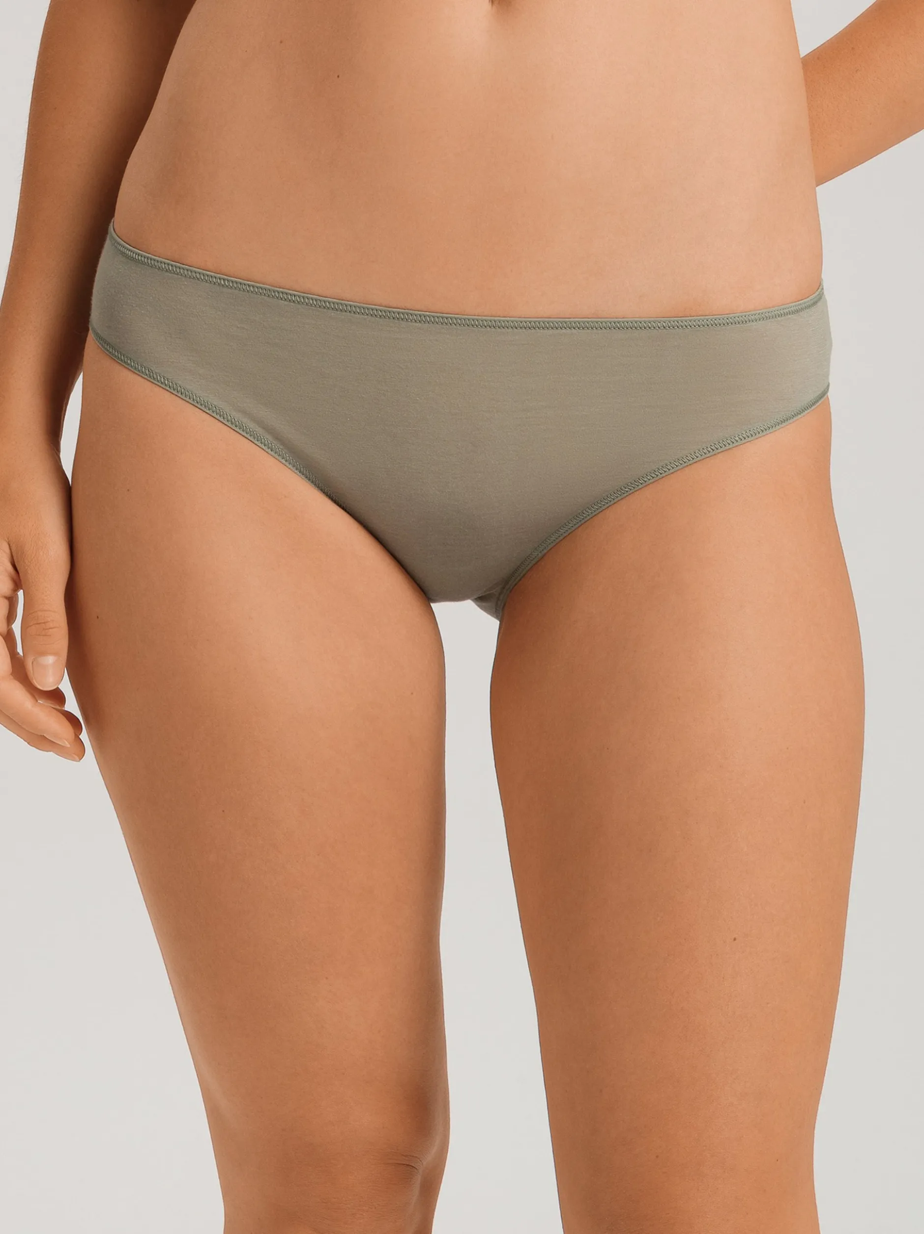 Hanro Damen Minislip - Ultralight in khaki