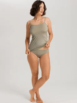 Hanro Damen Minislip - Ultralight in khaki